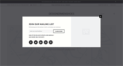 Desktop Screenshot of designermenshoes.com
